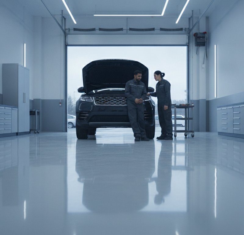 Automotive Shop Epoxy Flooring: Engineering for Durability in the GTA
