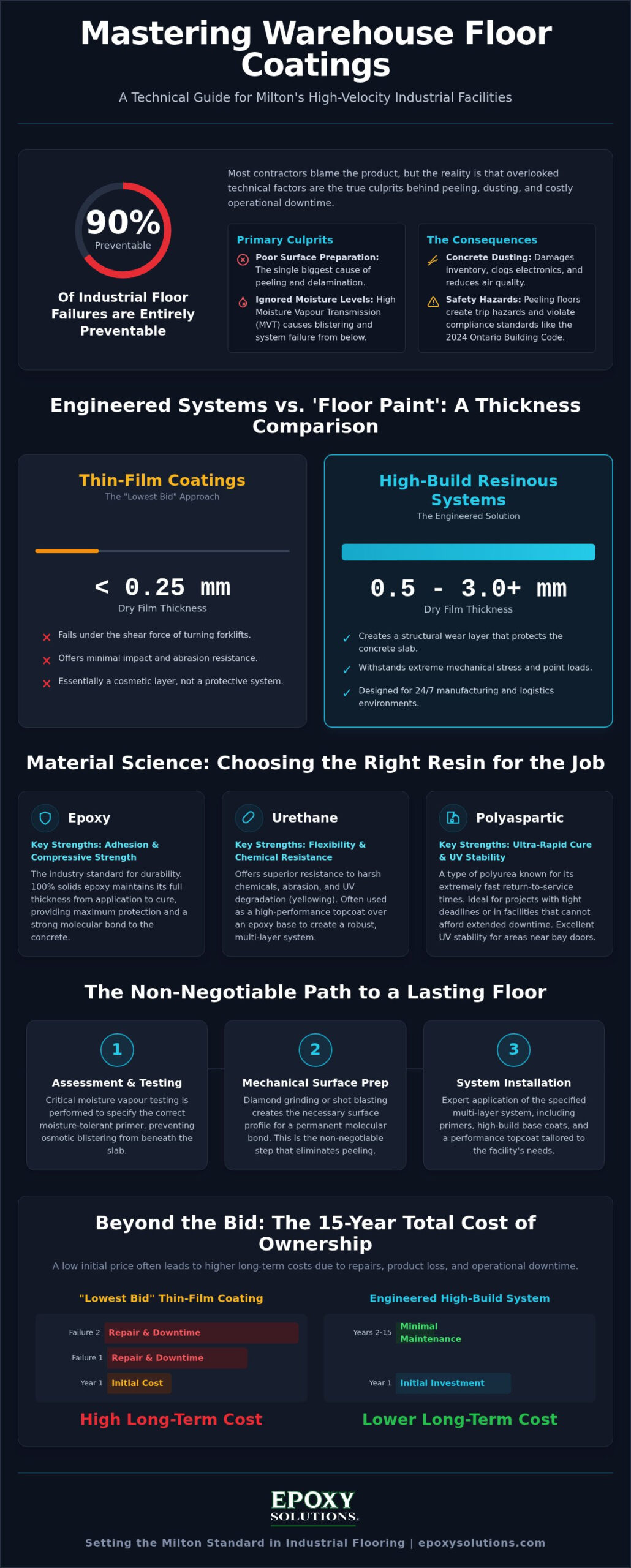Warehouse Floor Coatings in Milton: The 2026 Industrial Specification Guide