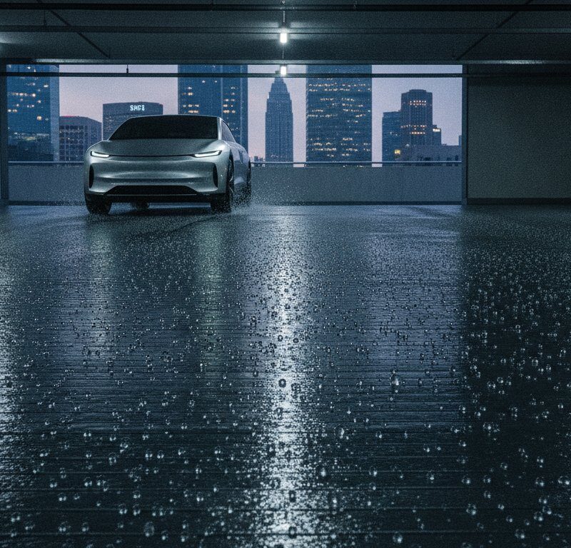 Waterproof Traffic Coating for GTA Concrete Ramps